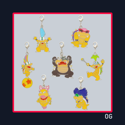 Charm Set Koopas (Set de 7) Mario Bros - Super Nintendo World