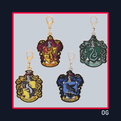 Charm Set 4 Escudos Casas de Hogwarts - Wizarding World of Harry Potter