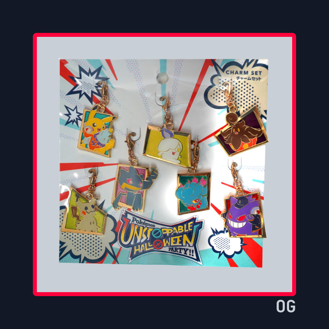 Charm Set 7 Pókemon - Pokémon Unstoppable Halloween Party