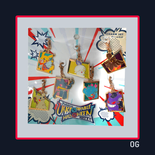Charm Set 7 Pókemon - Pokémon Unstoppable Halloween Party