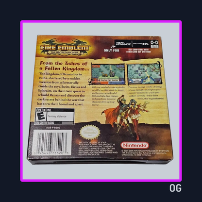 Fire Emblem The Sacred Stones- Game Boy Advance