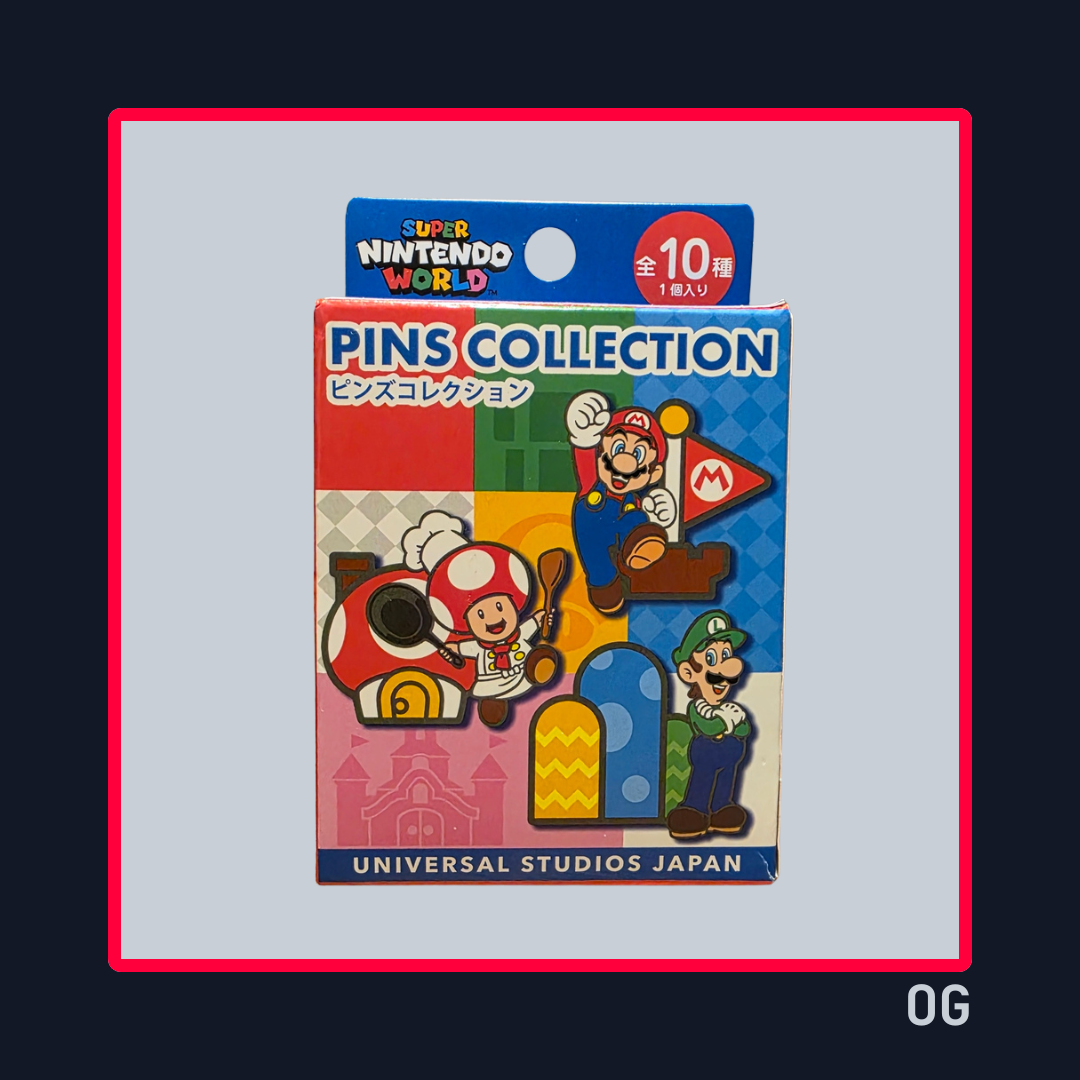 Pin Collection Mario Bros Blind Box - Super Nintendo World