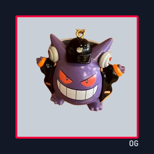 Keychain Set (Par) Pikachu DJ y Gengar DJ - Pokémon Unstoppable Halloween Party