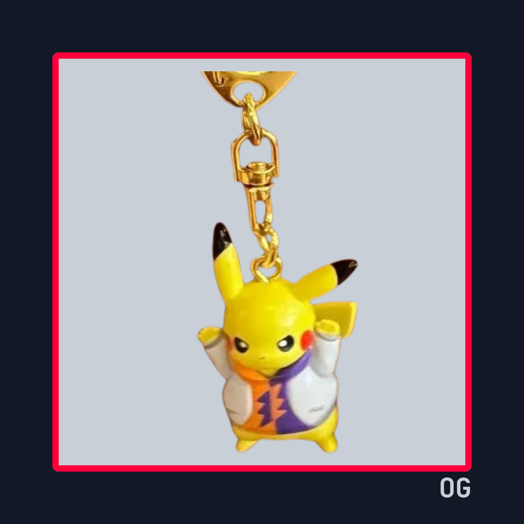 Keychain Set (Par) Pikachu DJ y Gengar DJ - Pokémon Unstoppable Halloween Party