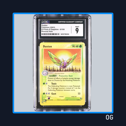Dustox 6 Reverse Holo - EX Ruby & Sapphire - CGC 9