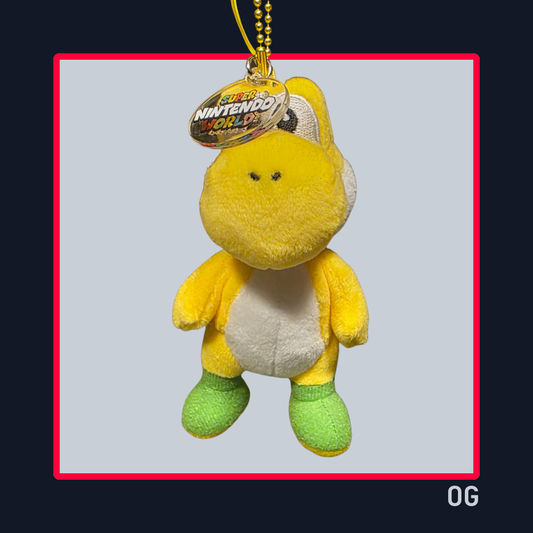 Llavero Peluche Yoshi Amarillo Mario Bros - Super Nintendo World