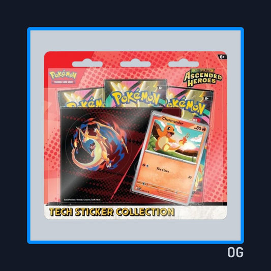 Ascended Heroes Tech Sticker Collection (Charmander)- 3 Pack Blister